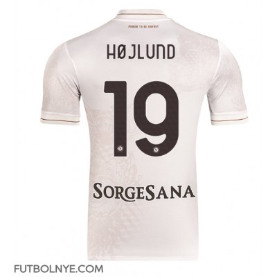 Camiseta SSC Napoli Rasmus Hojlund #19 Visitante Equipación 2025-26 manga corta Camiseta SSC Napoli Rasmus Hojlund #19 Visitante Equipación 2025-26 manga corta